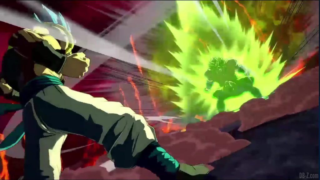 Dragon Ball FighterZ Dramatic Finish Gogeta SSGSS vs Broly DBS 03