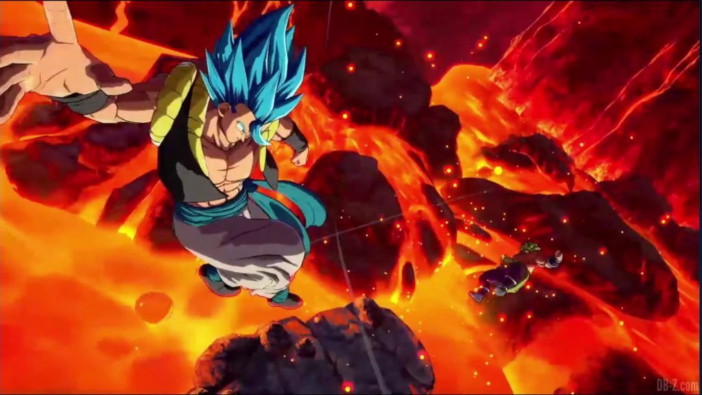 Dragon Ball FighterZ Dramatic Finish Gogeta SSGSS vs Broly DBS 07