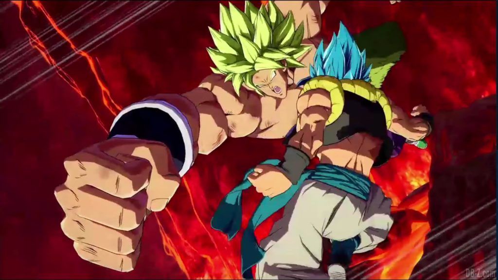 Dragon Ball FighterZ Dramatic Finish Gogeta SSGSS vs Broly DBS 09