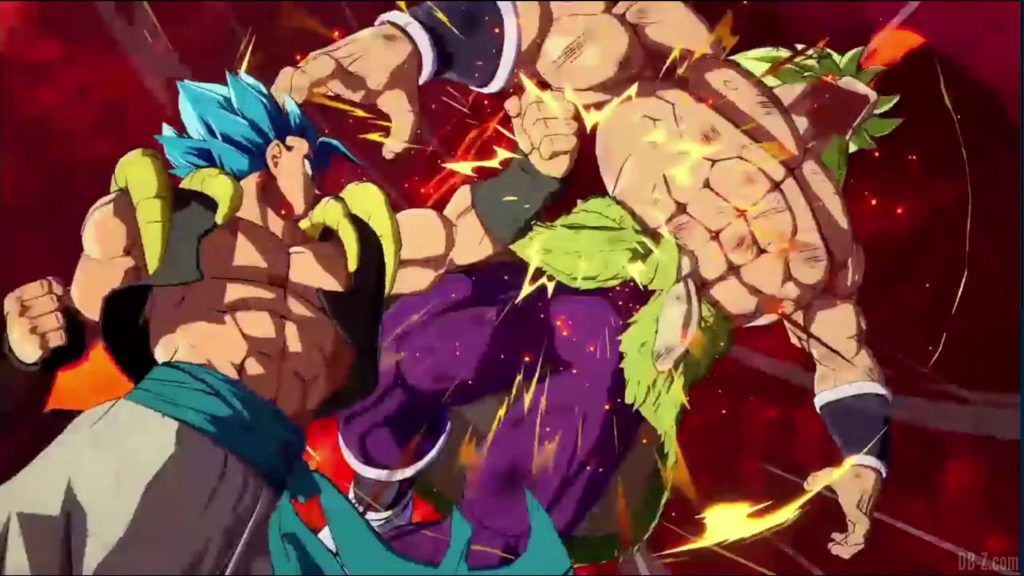 Dragon Ball FighterZ Dramatic Finish Gogeta SSGSS vs Broly DBS 11