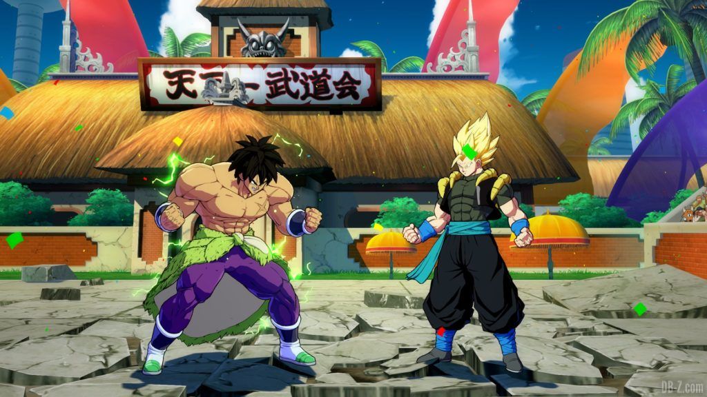 Modele de Broly normal sans armure dans Dragon Ball FighterZ