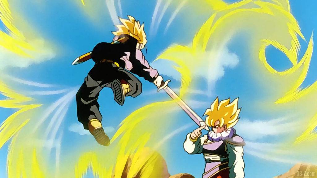 Trunks vs Goku Yardrat