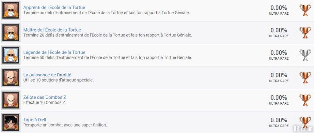 Trophées DBZ Kakarot 4