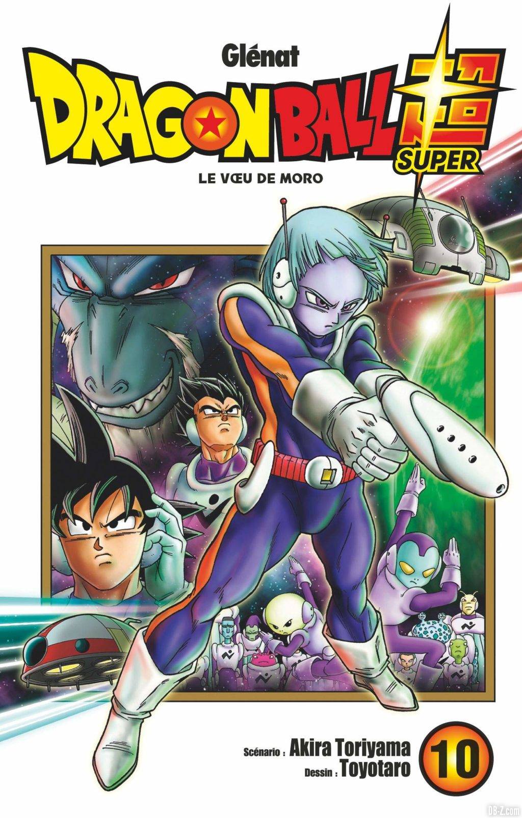 Couverture du tome 10 de Dragon Ball Super VF