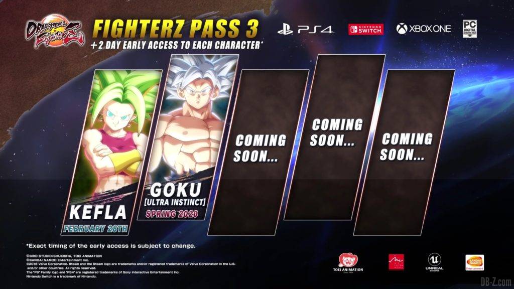 Dragon Ball FighterZ Season 3 Planning Goku UI Kefla