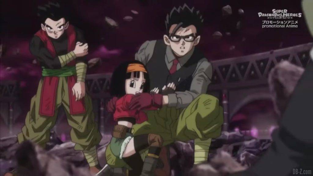 Super Dragon Ball Heroes Mechikabura vs SSJ4 Vegito SSG Trunks Special Episode「HD」0011392020 02 23 09 37 46