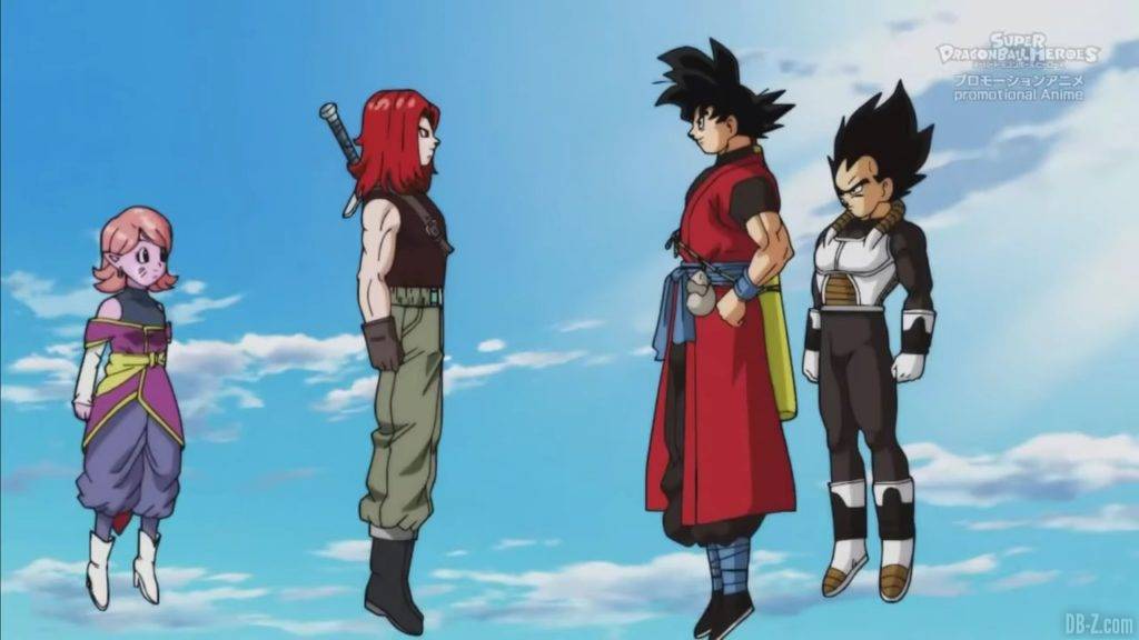 Super Dragon Ball Heroes Mechikabura vs SSJ4 Vegito SSG Trunks Special Episode「HD」0102952020 02 23 09 40 39