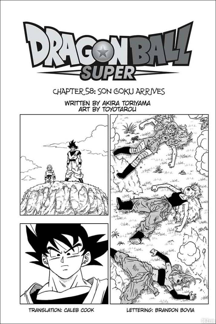 Chapitre 58 de Dragon Ball Super MangaPlus