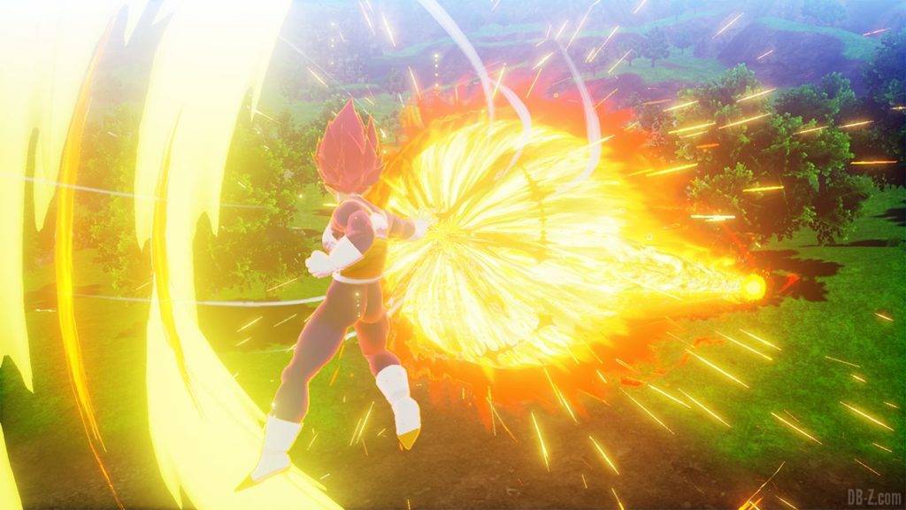 Dragon Ball Z Kakarot DBZK VJUMP God Heat Flash