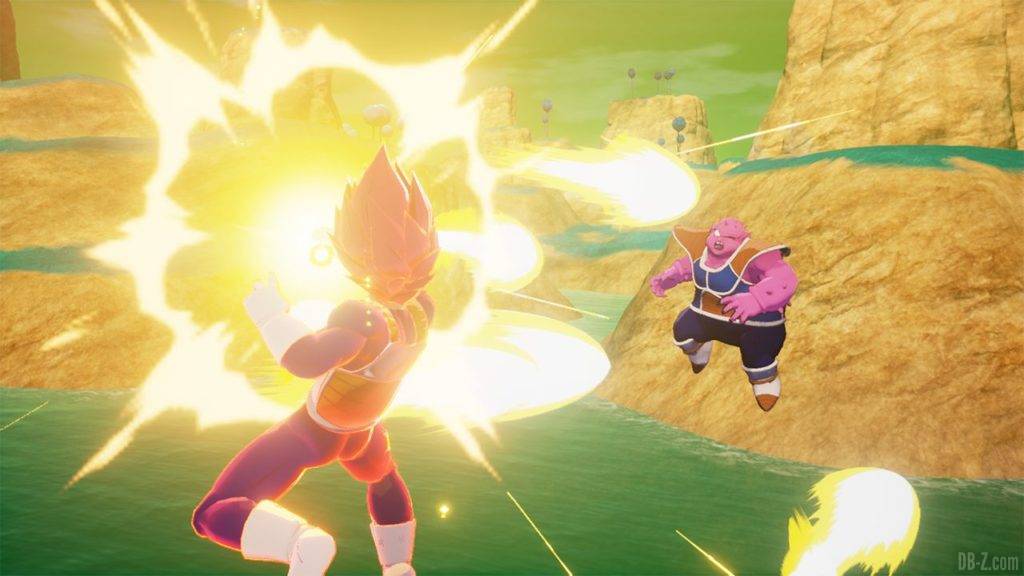 Dragon Ball Z Kakarot DBZK VJUMP Vegeta SSG VS Dodoria