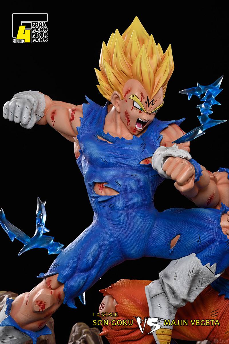 Goku vs Majin Vegeta Statue Résine Xceed F4 Studio Image 5