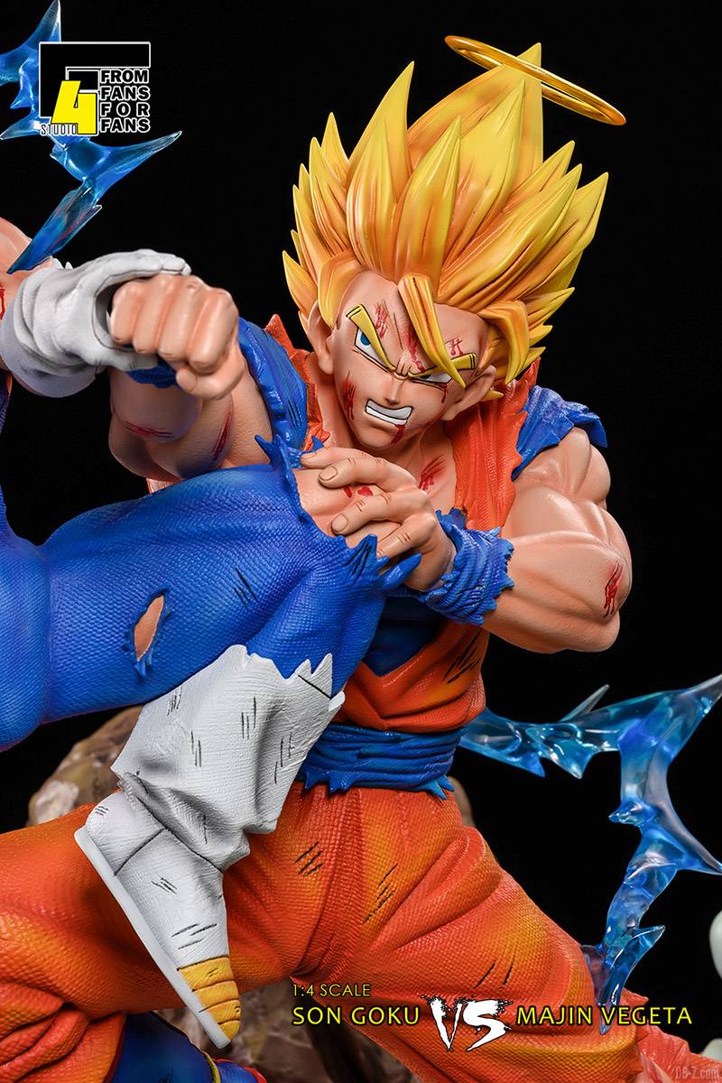 Goku vs Majin Vegeta Statue Résine Xceed F4 Studio Image 6