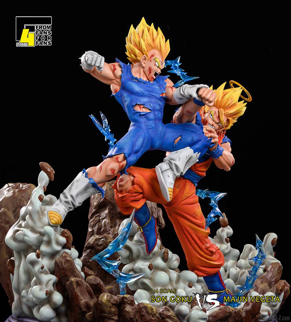 Goku vs Majin Vegeta Statue Résine Xceed F4 Studio Image 8
