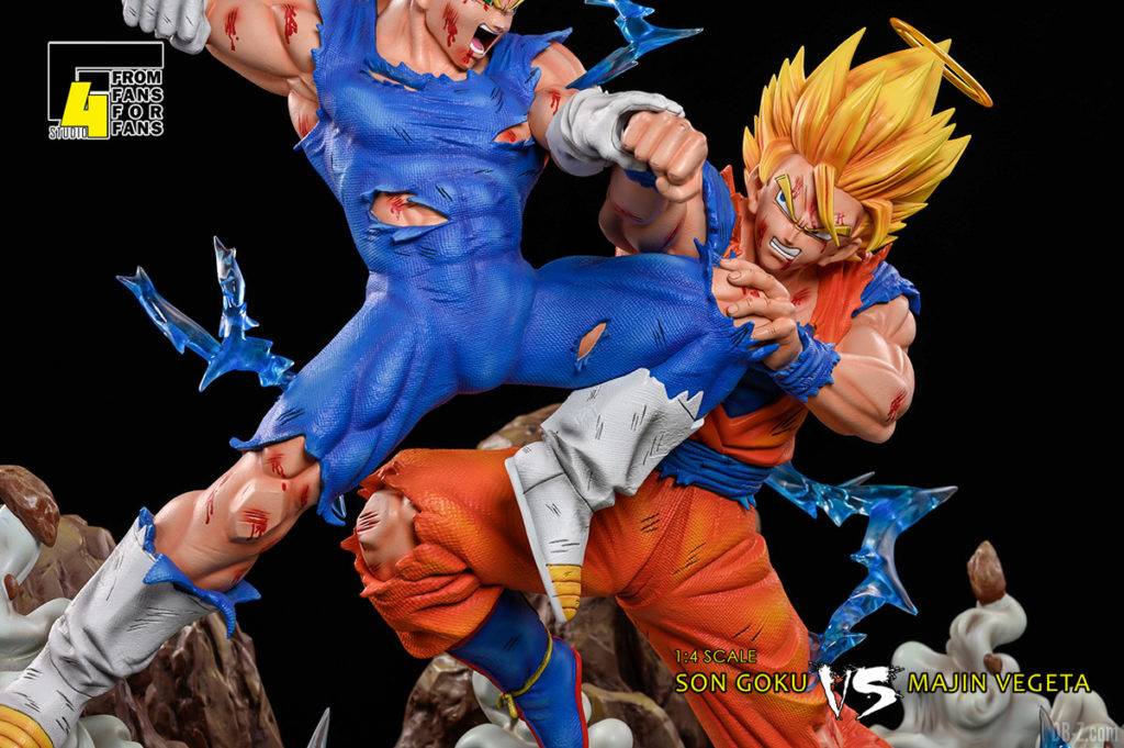 Goku vs Majin Vegeta Statue Résine Xceed F4 Studio Image 9