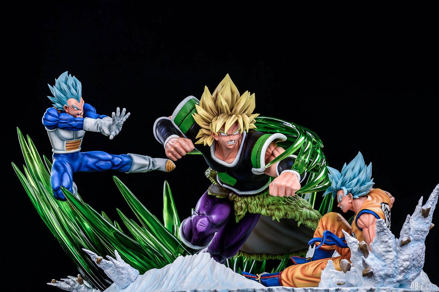 Figurine Broly vs Son Goku - Combat Épique - Dragon Ball