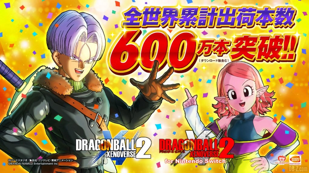 Dragon Ball Xenoverse 2 6 millions