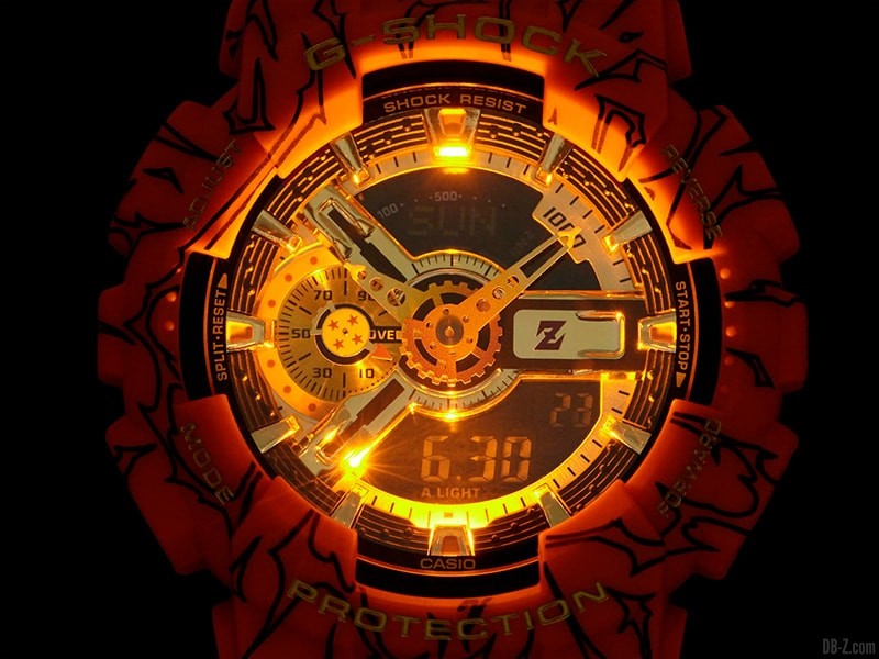 Dragon Ball G Shock GA 110JDB 1A4JR Led