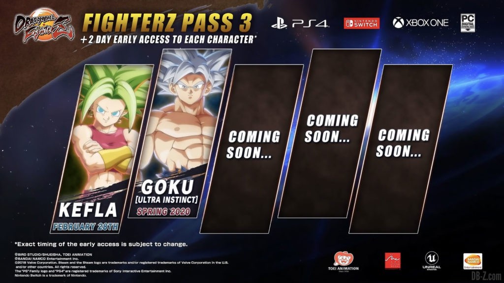 FighterZ Pass 3 Dragon Ball FighterZ