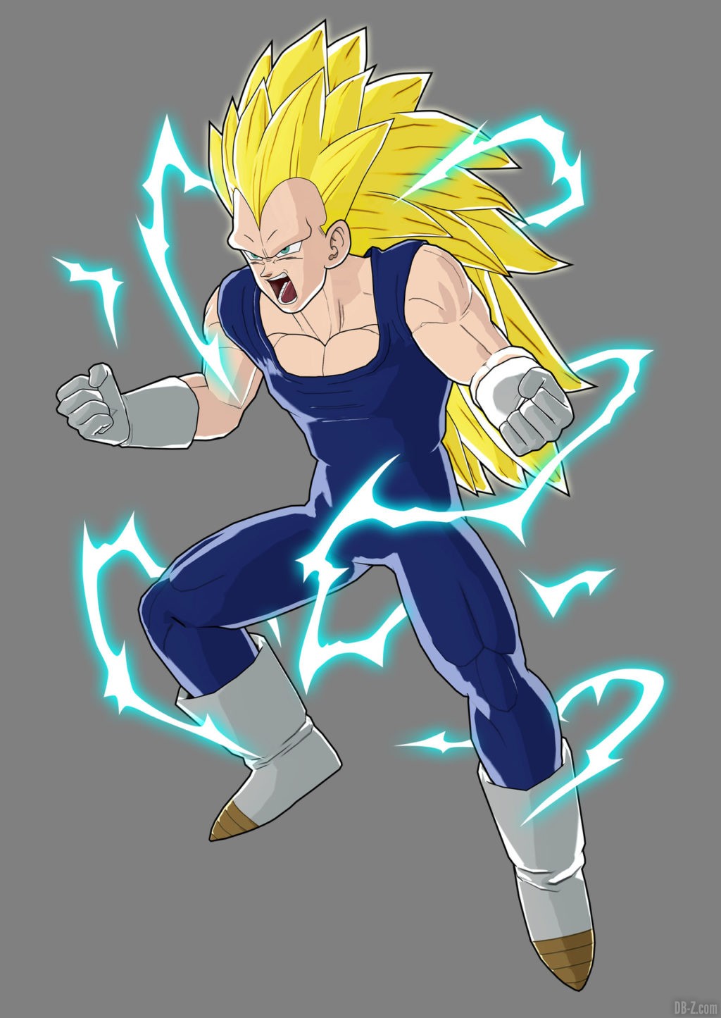 Artwork Vegeta Super Saiyan 3 Raging Blast