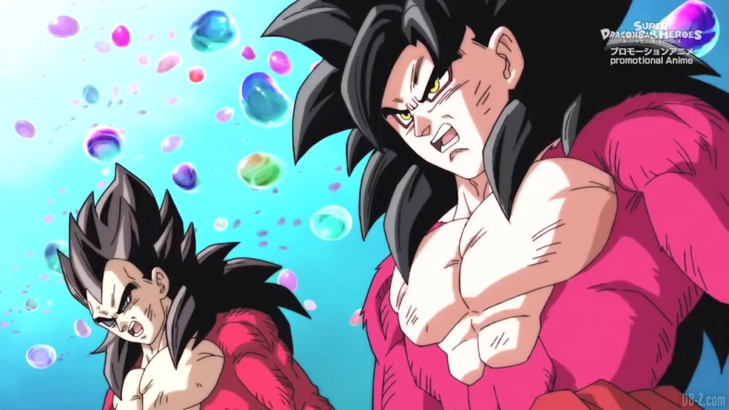 SDBH Big Bang Mission Episode 5 Image 02 Goku et Vegeta Super Saiyan 4