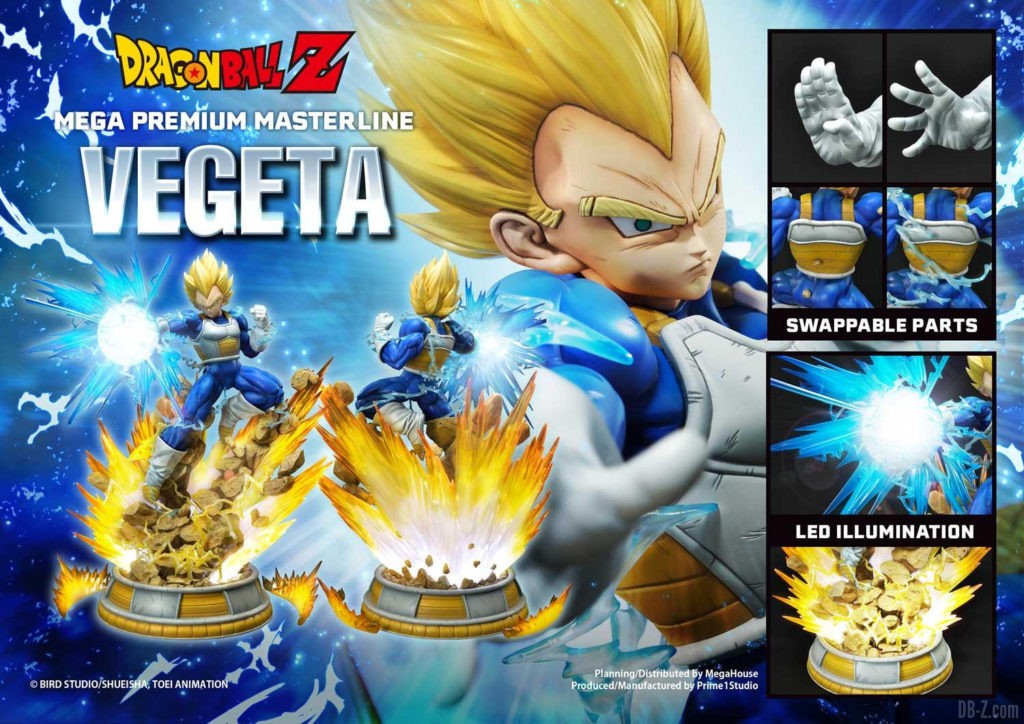 Statue Mega Premium Masterline Dragon Ball Z Super Saiyan Vegeta 03
