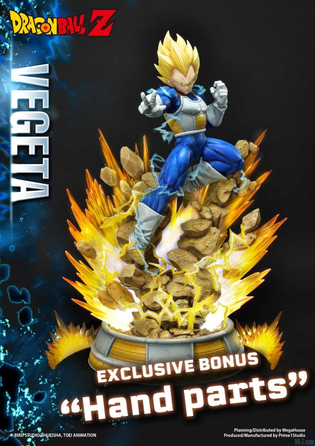 Statue Mega Premium Masterline Dragon Ball Z Super Saiyan Vegeta 68