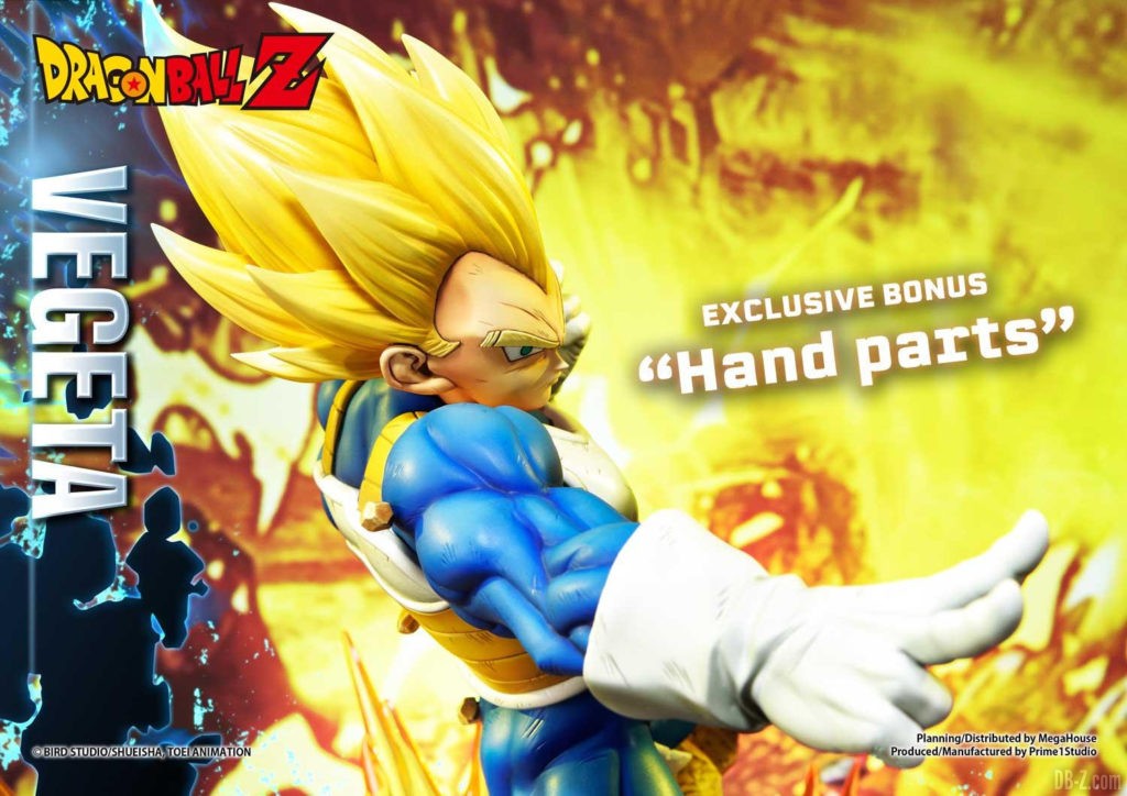 Mega Premium Masterline Dragon Ball Z Super Saiyan Vegeta DX Bonus