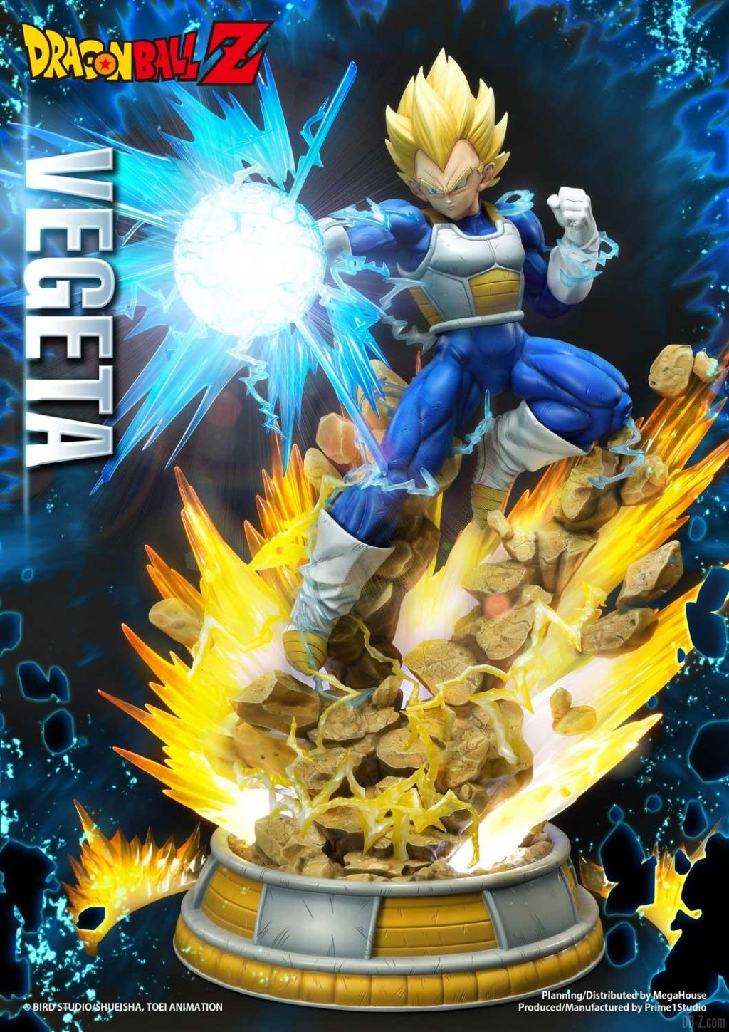 Statue Mega Premium Masterline Dragon Ball Z Super Saiyan Vegeta DX 01