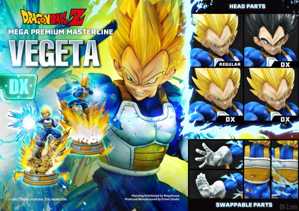 Statue Mega Premium Masterline Dragon Ball Z Super Saiyan Vegeta DX 05
