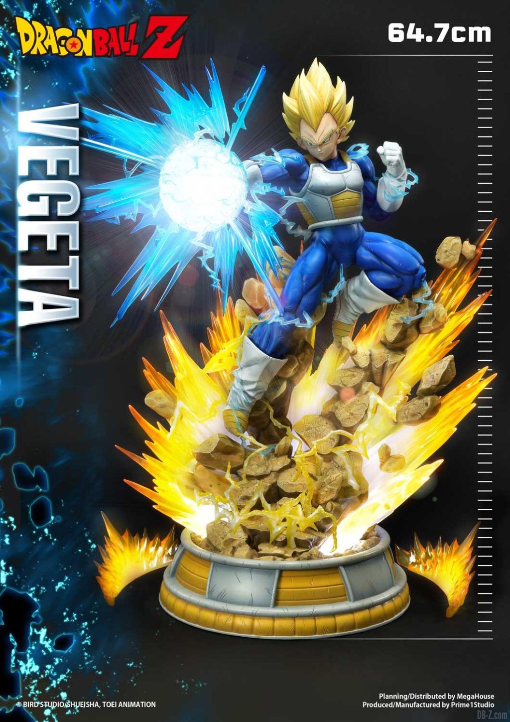 Statue Mega Premium Masterline Dragon Ball Z Super Saiyan Vegeta DX 06
