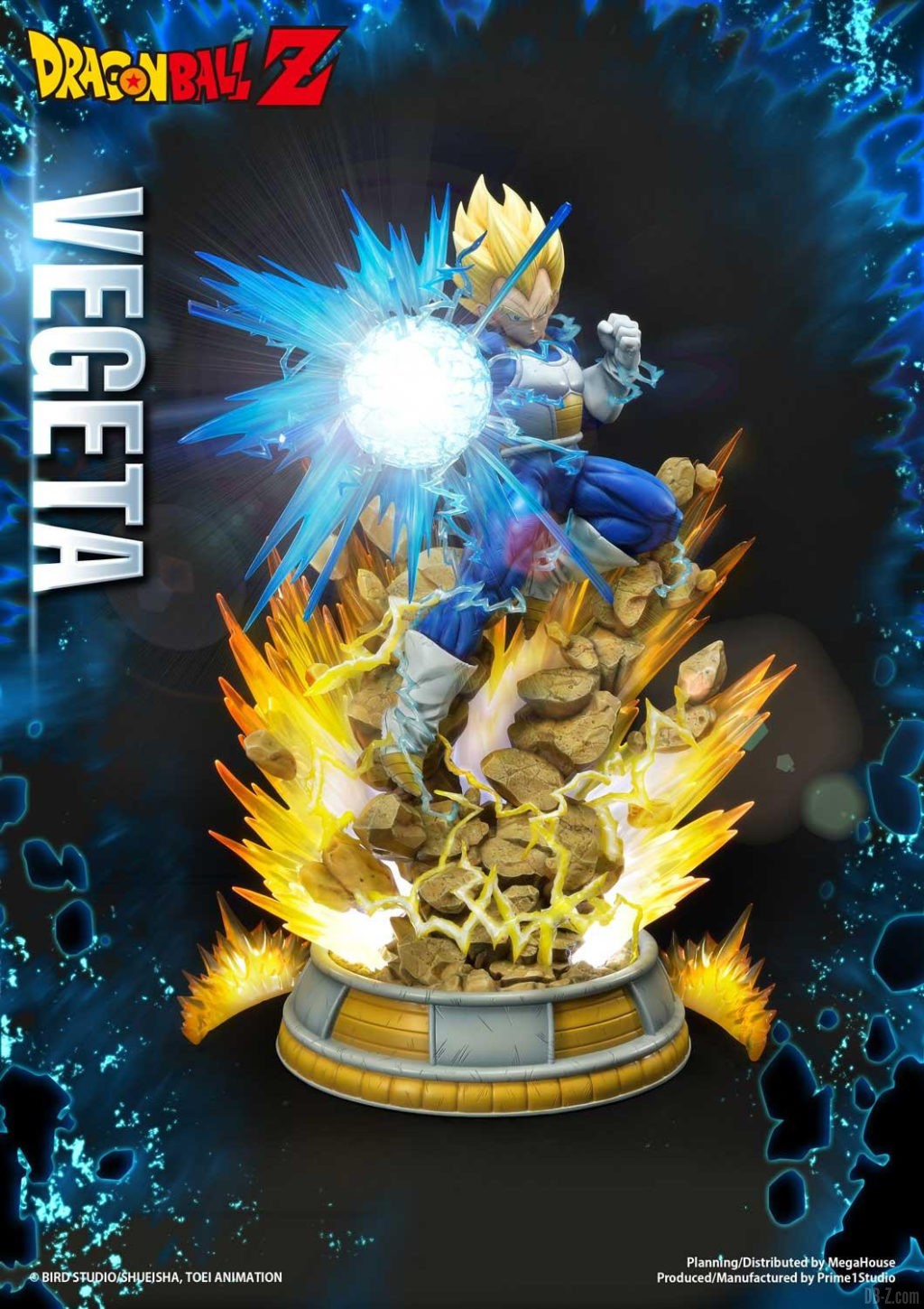 Statue Mega Premium Masterline Dragon Ball Z Super Saiyan Vegeta DX 08