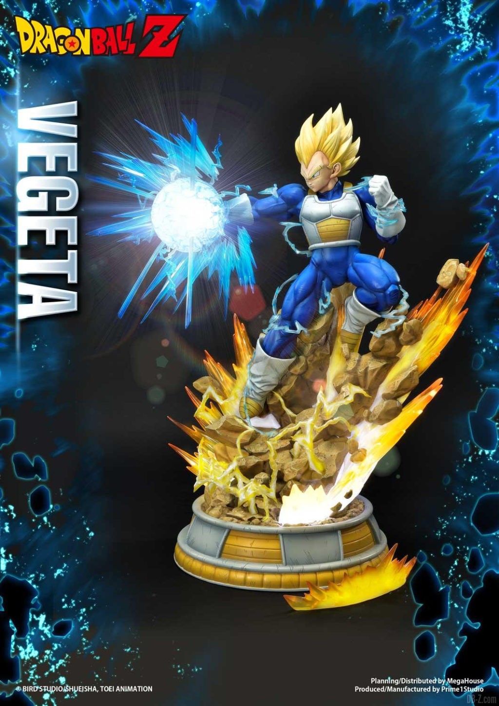 Statue Mega Premium Masterline Dragon Ball Z Super Saiyan Vegeta DX 09