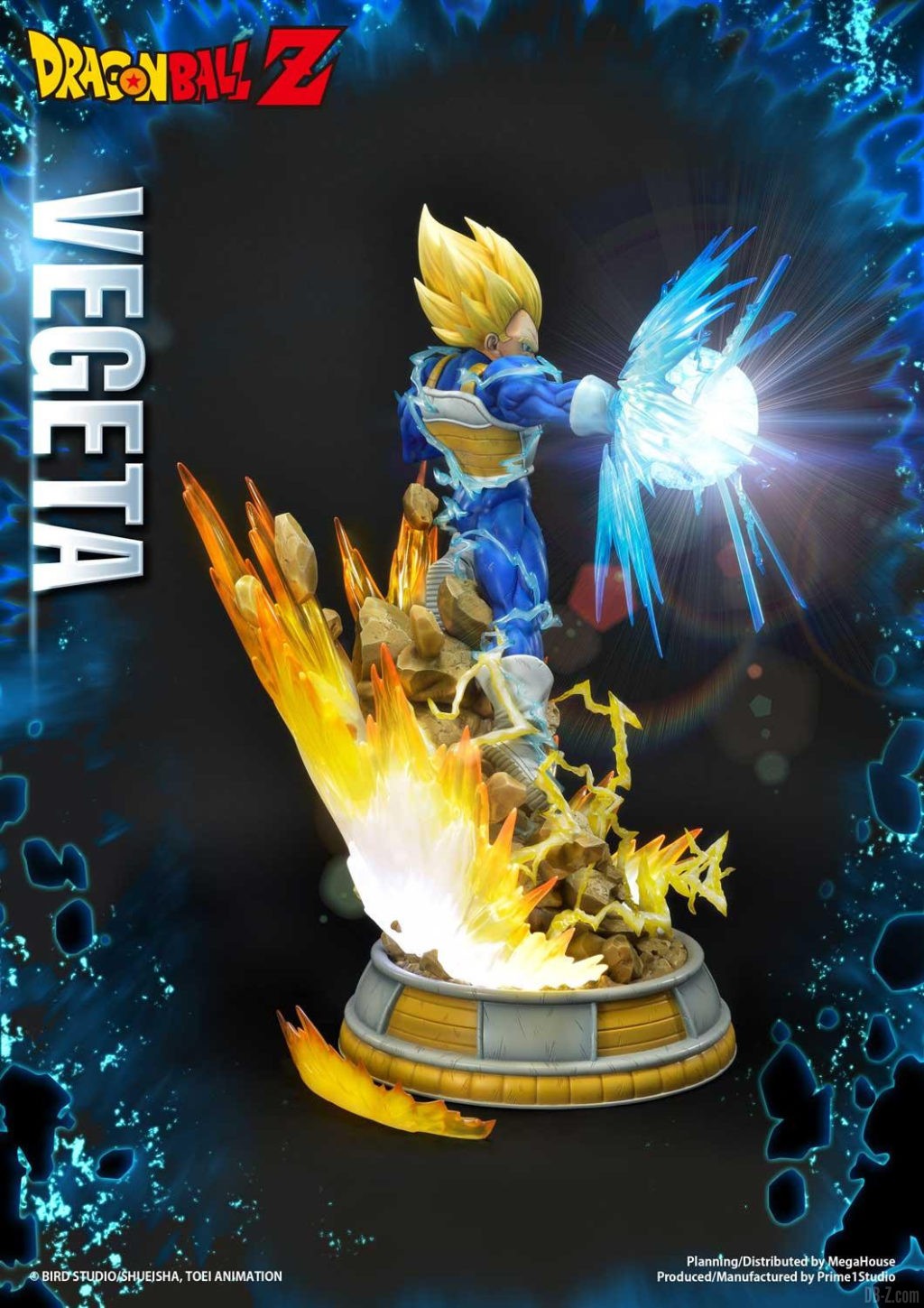 Statue Mega Premium Masterline Dragon Ball Z Super Saiyan Vegeta DX 10