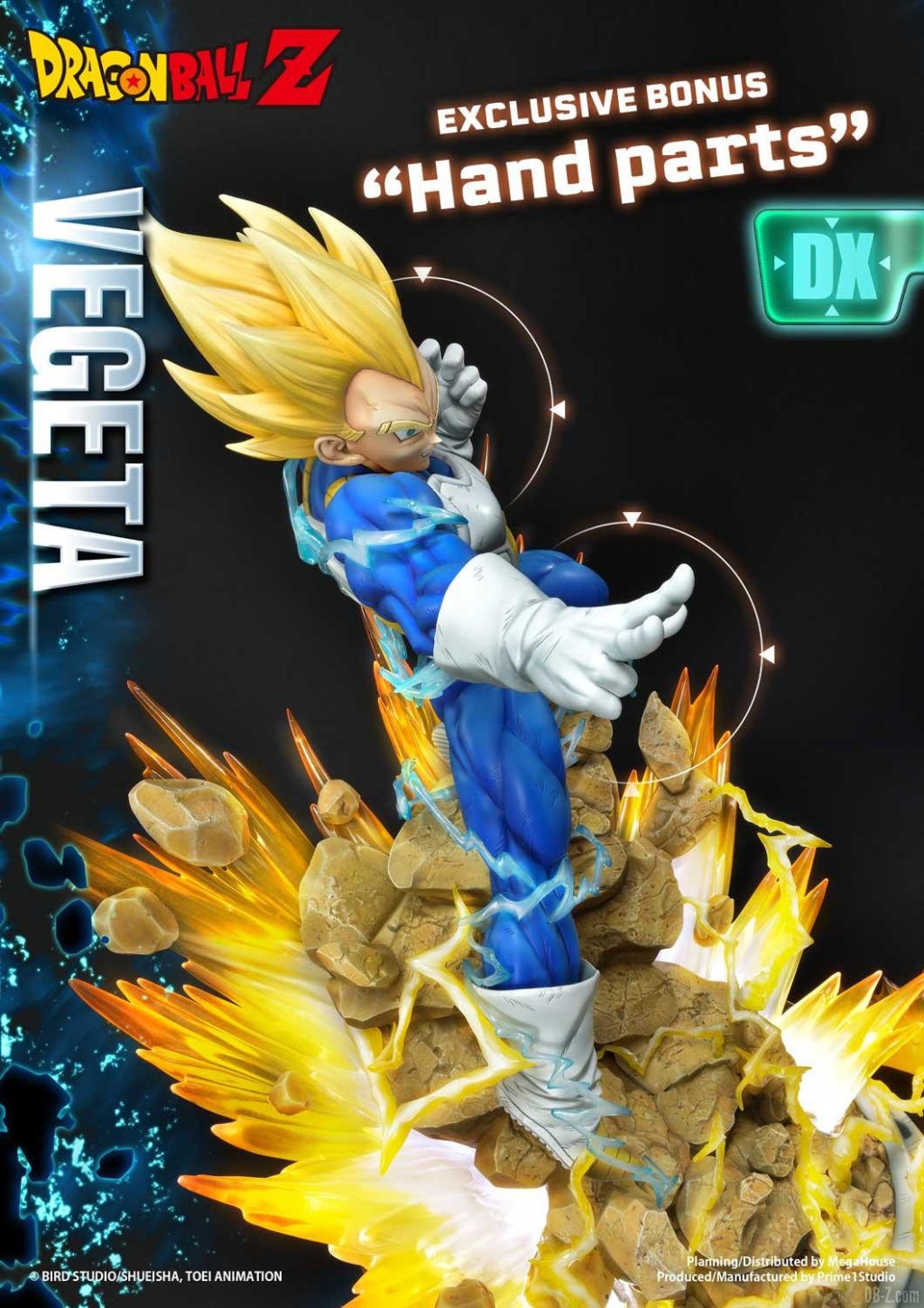Statue Mega Premium Masterline Dragon Ball Z Super Saiyan Vegeta DX 105