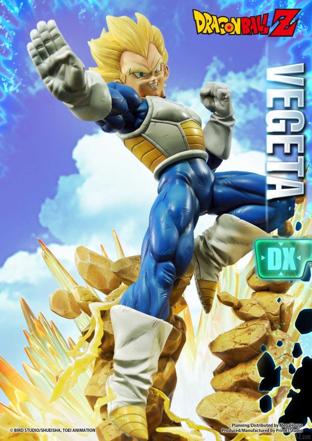 Statue Mega Premium Masterline Dragon Ball Z Super Saiyan Vegeta DX 15