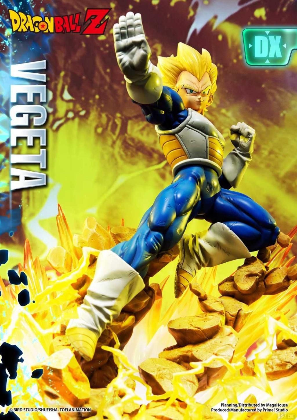 Statue Mega Premium Masterline Dragon Ball Z Super Saiyan Vegeta DX 16