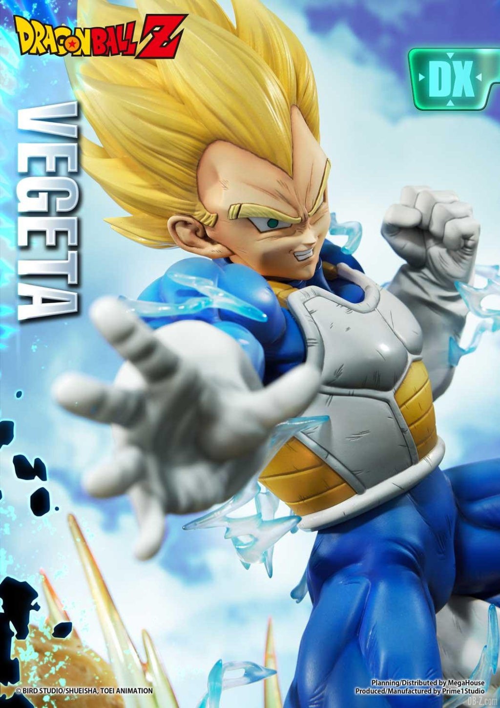 Statue Mega Premium Masterline Dragon Ball Z Super Saiyan Vegeta DX 18