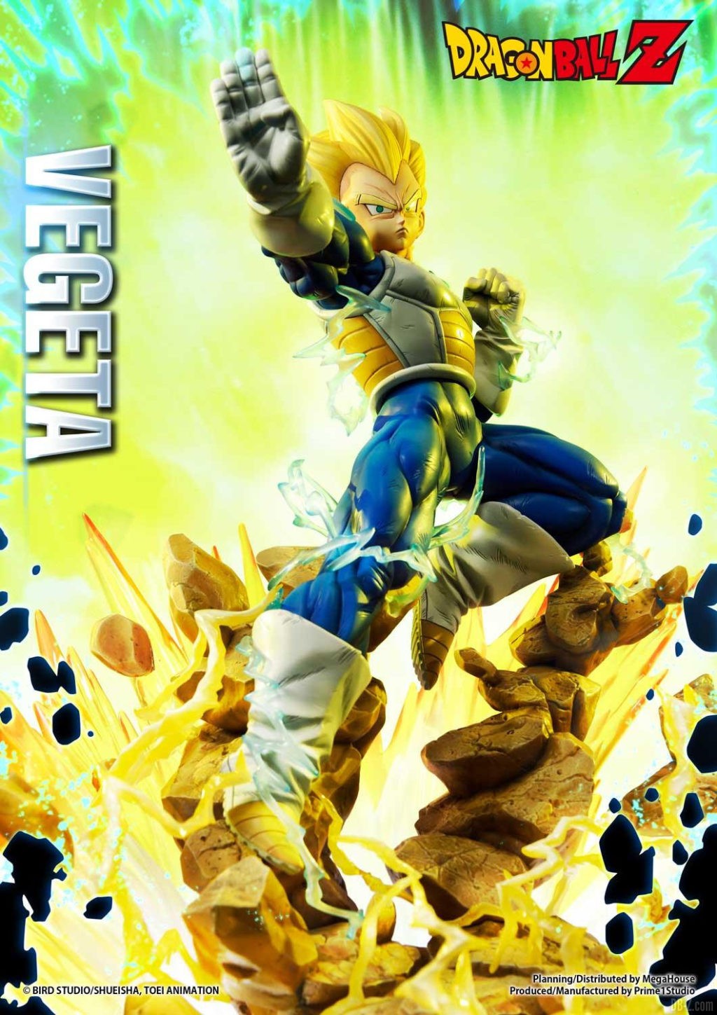 Statue Mega Premium Masterline Dragon Ball Z Super Saiyan Vegeta DX 22