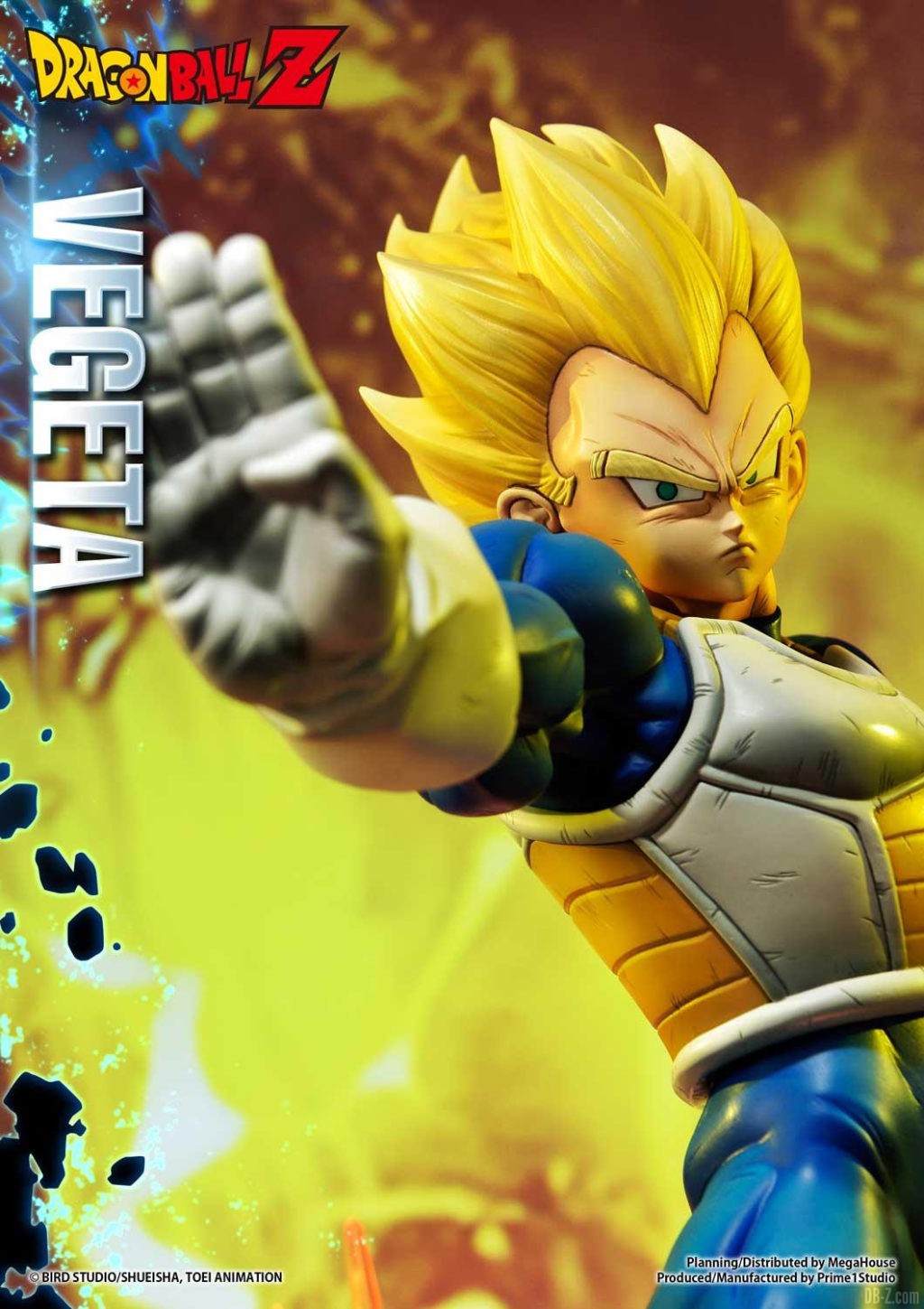 Statue Mega Premium Masterline Dragon Ball Z Super Saiyan Vegeta DX 27
