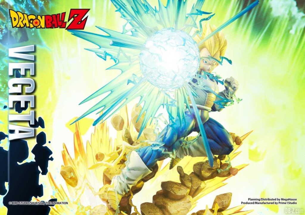 Statue Mega Premium Masterline Dragon Ball Z Super Saiyan Vegeta DX 37