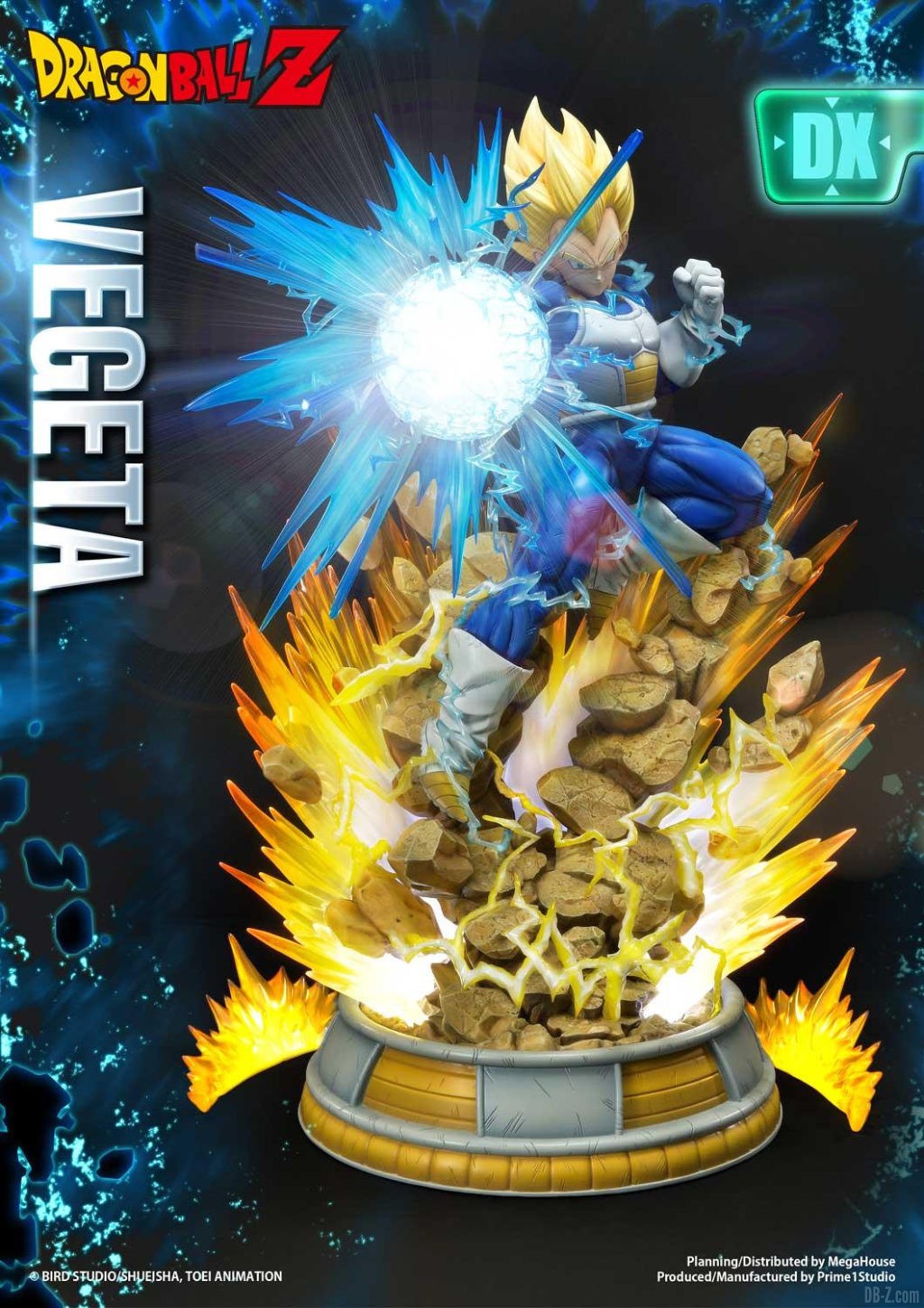 Statue Mega Premium Masterline Dragon Ball Z Super Saiyan Vegeta DX 48