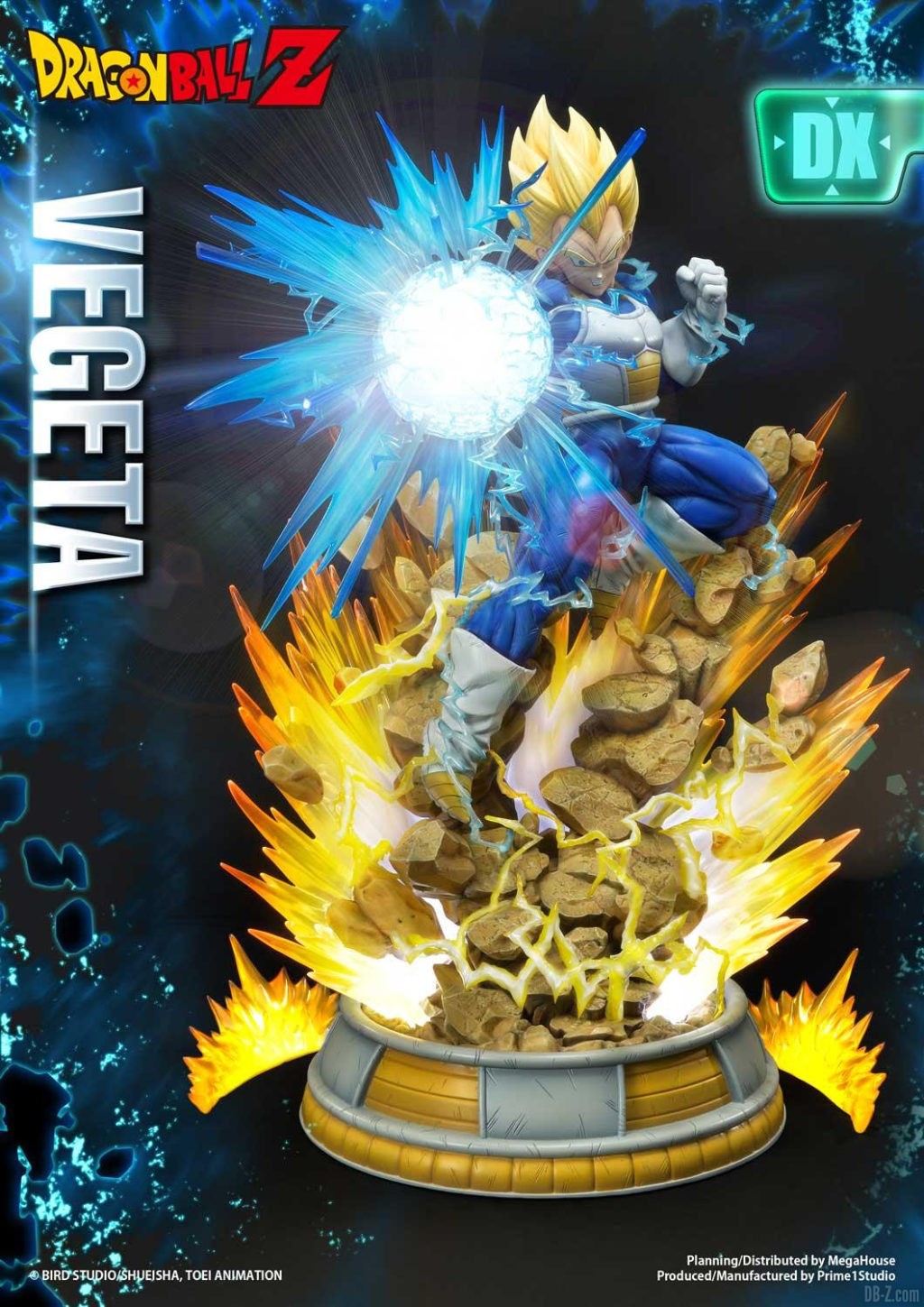 Statue Mega Premium Masterline Dragon Ball Z Super Saiyan Vegeta DX 49