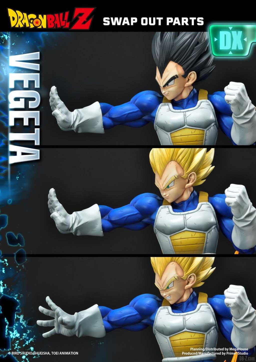 Statue Mega Premium Masterline Dragon Ball Z Super Saiyan Vegeta DX 51
