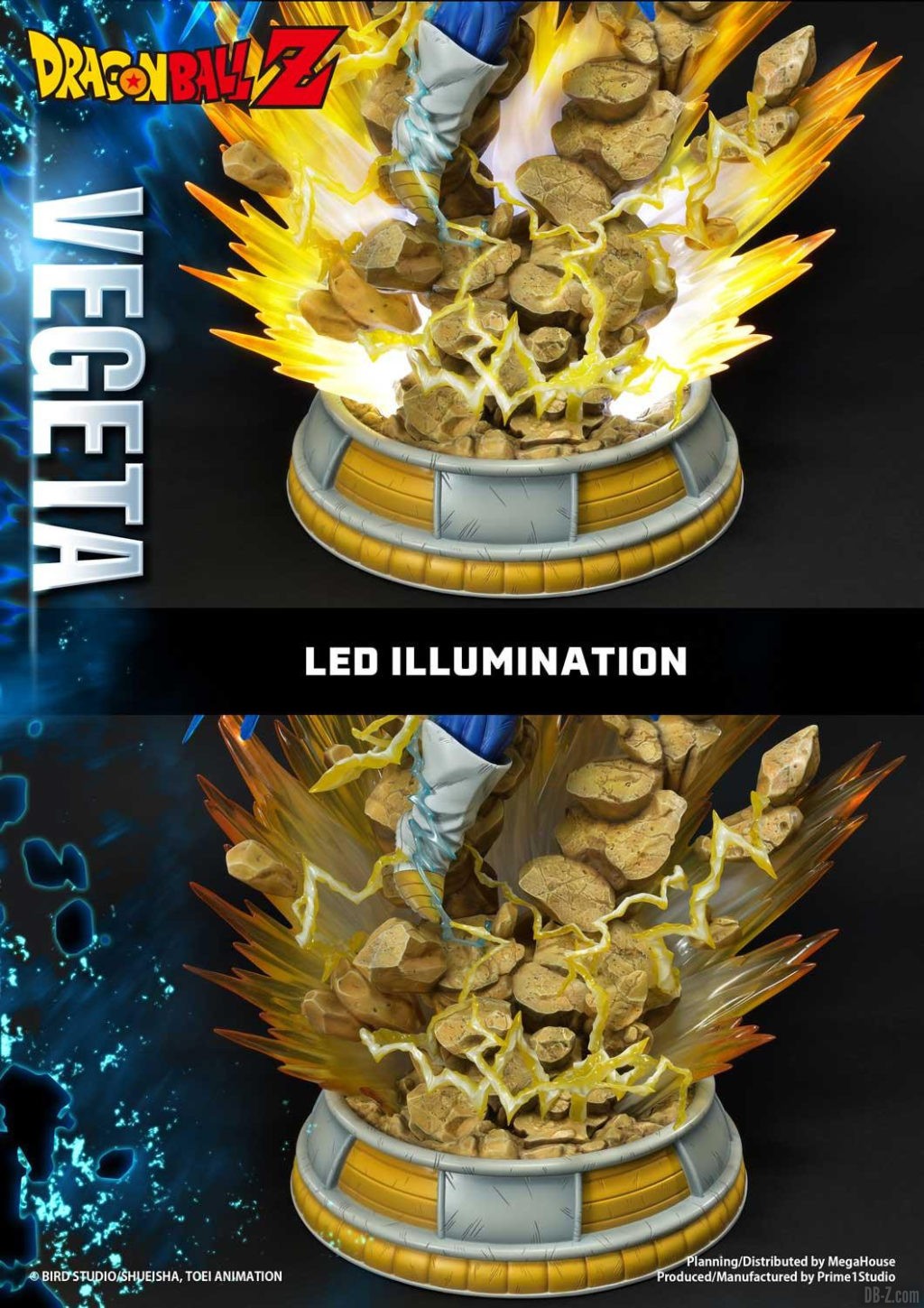 Statue Mega Premium Masterline Dragon Ball Z Super Saiyan Vegeta DX 58