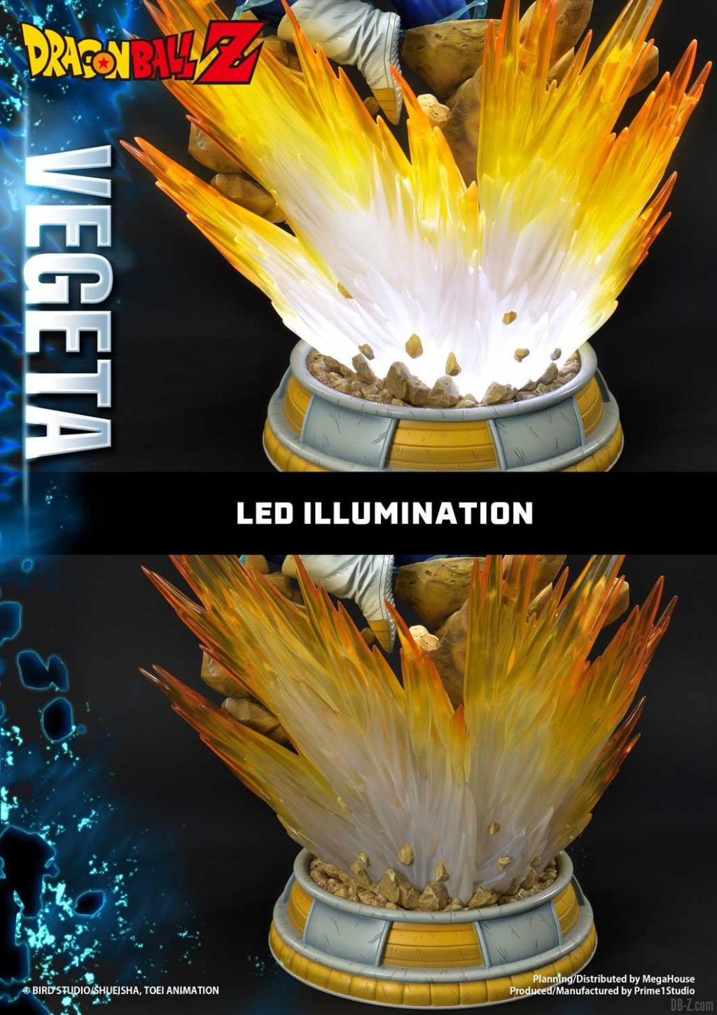 Statue Mega Premium Masterline Dragon Ball Z Super Saiyan Vegeta DX 59