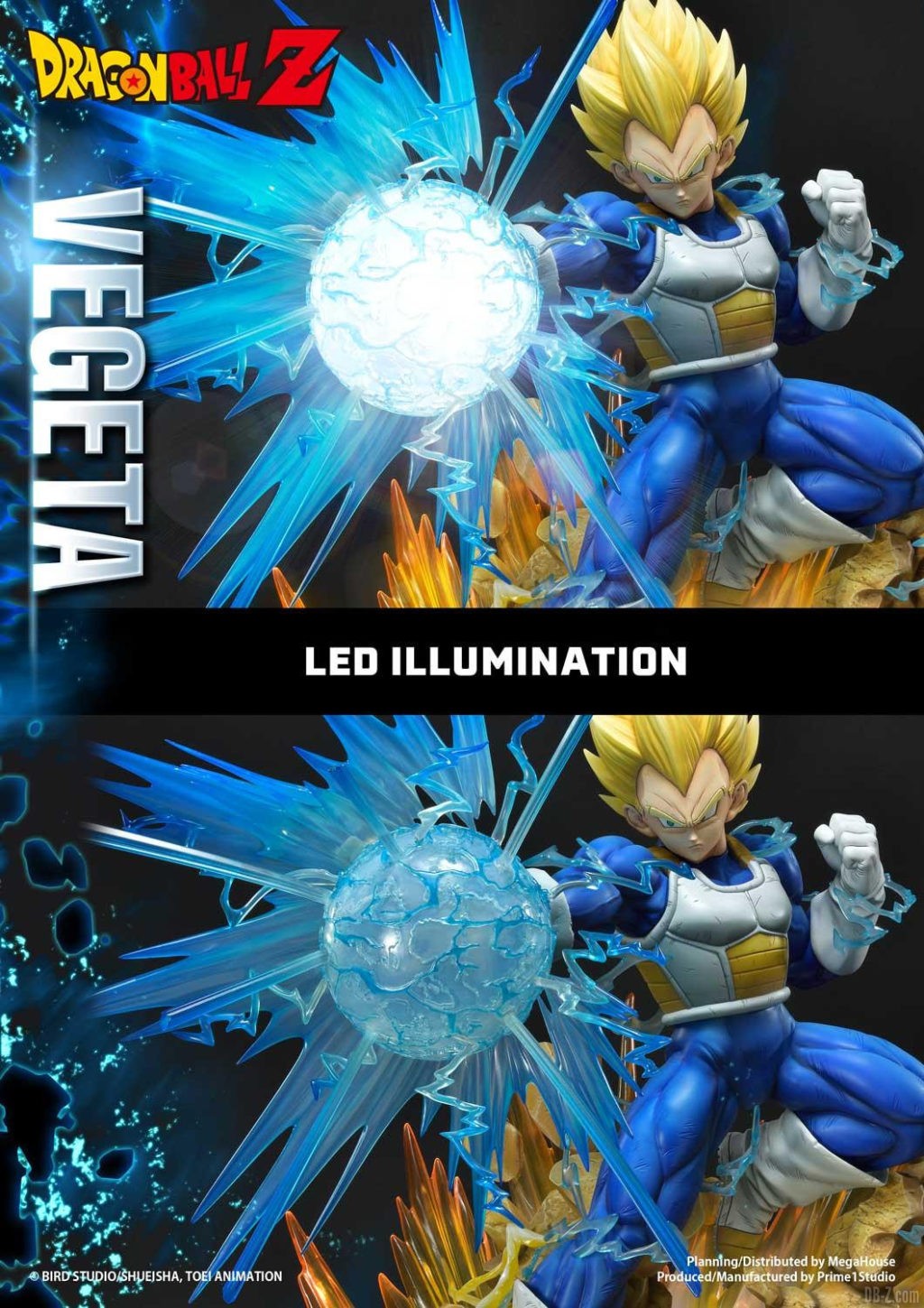 Statue Mega Premium Masterline Dragon Ball Z Super Saiyan Vegeta DX 60