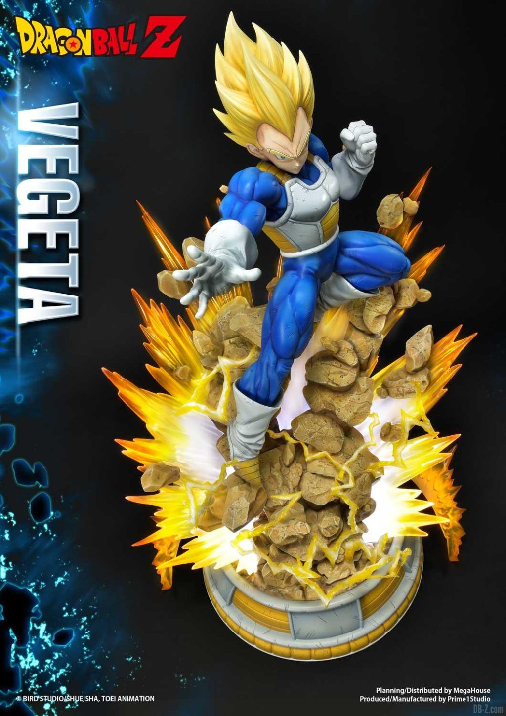 Statue Mega Premium Masterline Dragon Ball Z Super Saiyan Vegeta DX 65