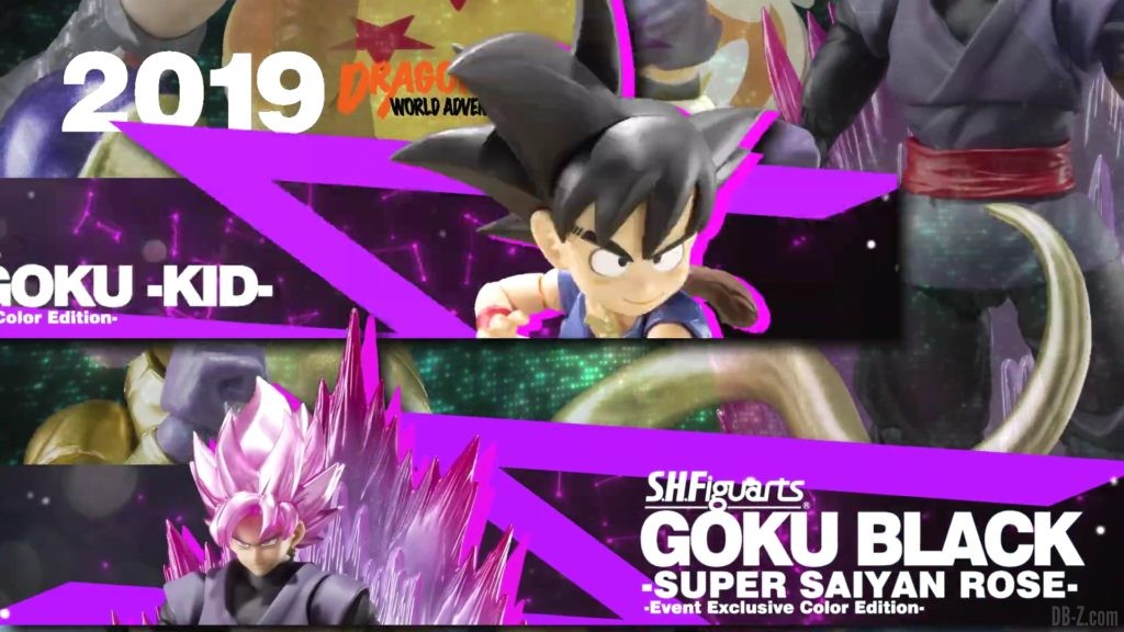 Tamashii Nations Event Exclusives 11 SHFiguarts Goku Enfant et Goku Black Super Saiyan Rose Event Exclusive Color Edition