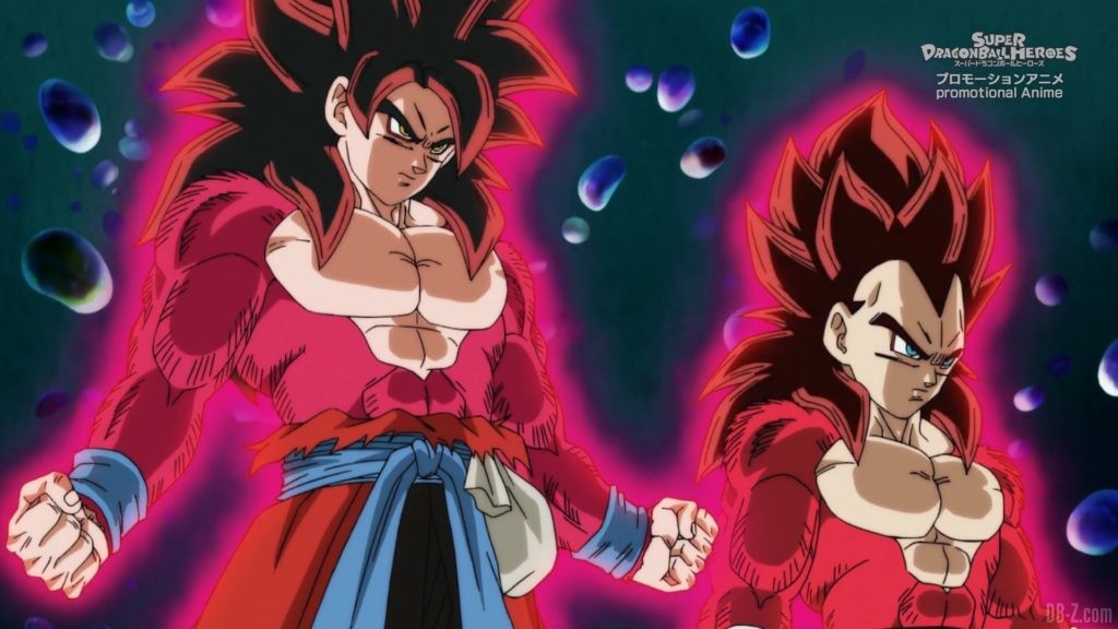 SDBH Big Bang Mission Episode 6 2020 08 27 Image 27 Super Saiyan 4 Goku et Vegeta