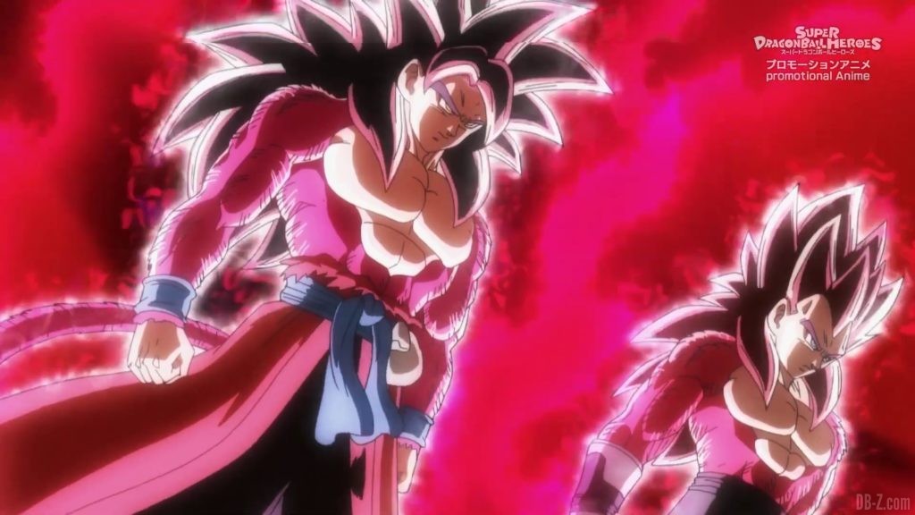 SDBH Big Bang Mission Episode 6 2020 08 27 Image 33 Super Full Power Saiyan 4 Goku et Vegeta